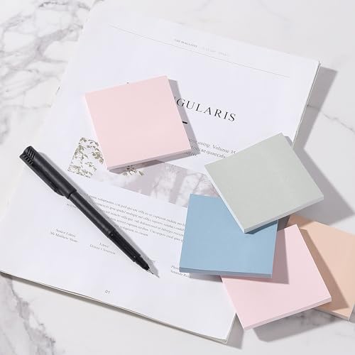Mr. Pen- Sticky Notes, 3”x3”, 12 Pads, Vintage Colors Sticky Notes, Sticky Note, Self-Stick Note Pads, Sticky Pads Sticky Notes Aesthetic, Colorful Sticky Notes, Sticky Notes Bulk Sticky Notes-UPStoxs