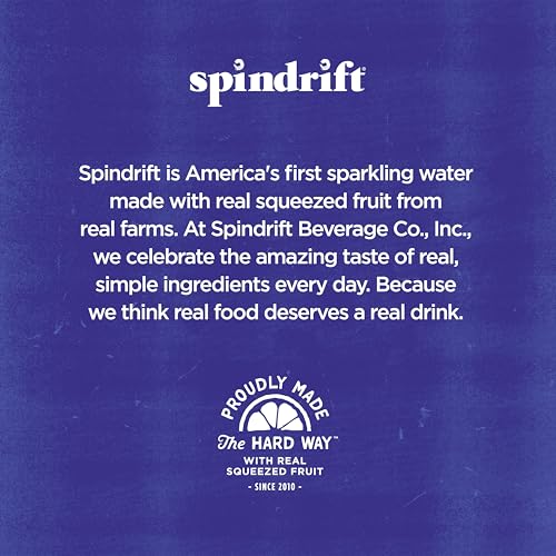 Spindrift Sparkling Water, Lime Flavored, Made with Real Squeezed Fruit, 12 Fl Oz Cans, Pack of 24 (Only 4 Calories per Can)-UPStoxs