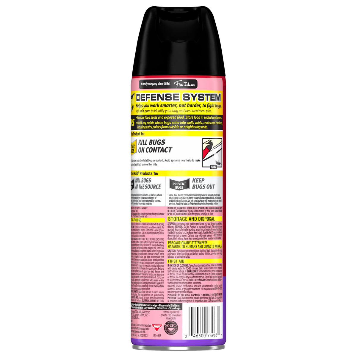 Raid Ant & Roach Killer Spray For Listed Bugs, Keeps Killing for Weeks, Lavender Scent, 17.5 oz-UPStoxs