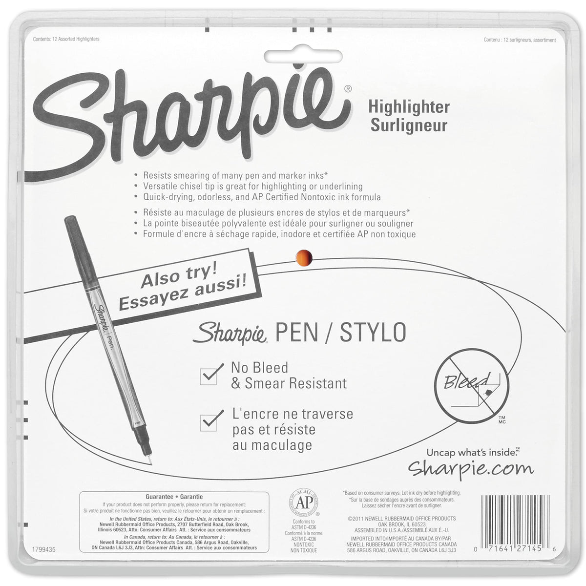 Sharpie Pocket Style Highlighters, Chisel Tip Highlighter Marker Set, Assorted Fluorescent Highlighters, Perfect For Office Supplies, School Supplies, 12 Count-UPStoxs